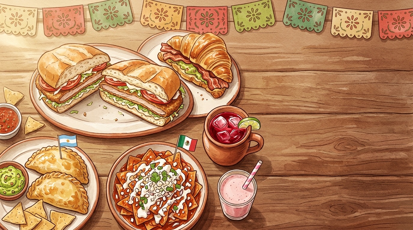 Platillos Chewey — fusión Argentina-México