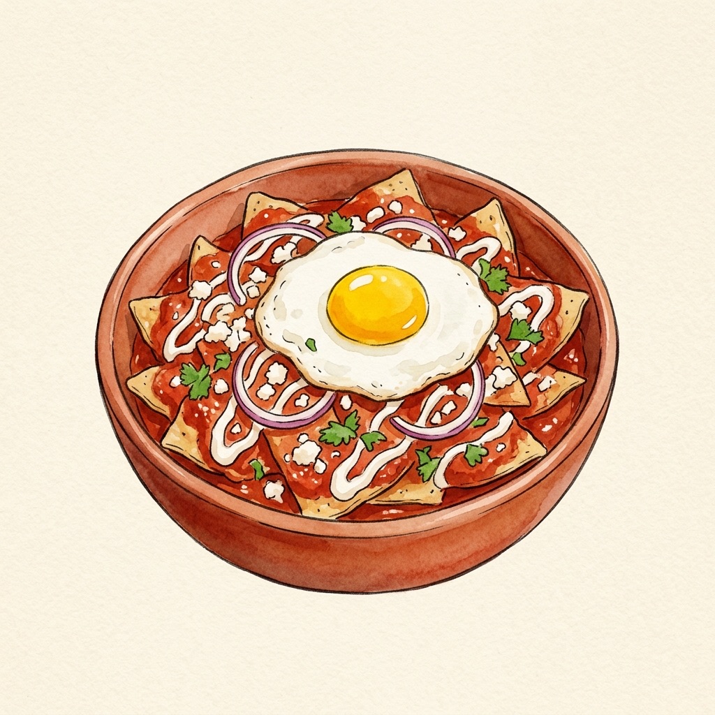 Chilaquiles rojos